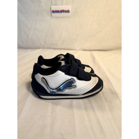 Puma Illuminescent V Light Up Toddler 6c White Blue Sneakers - Picture 10 of 10